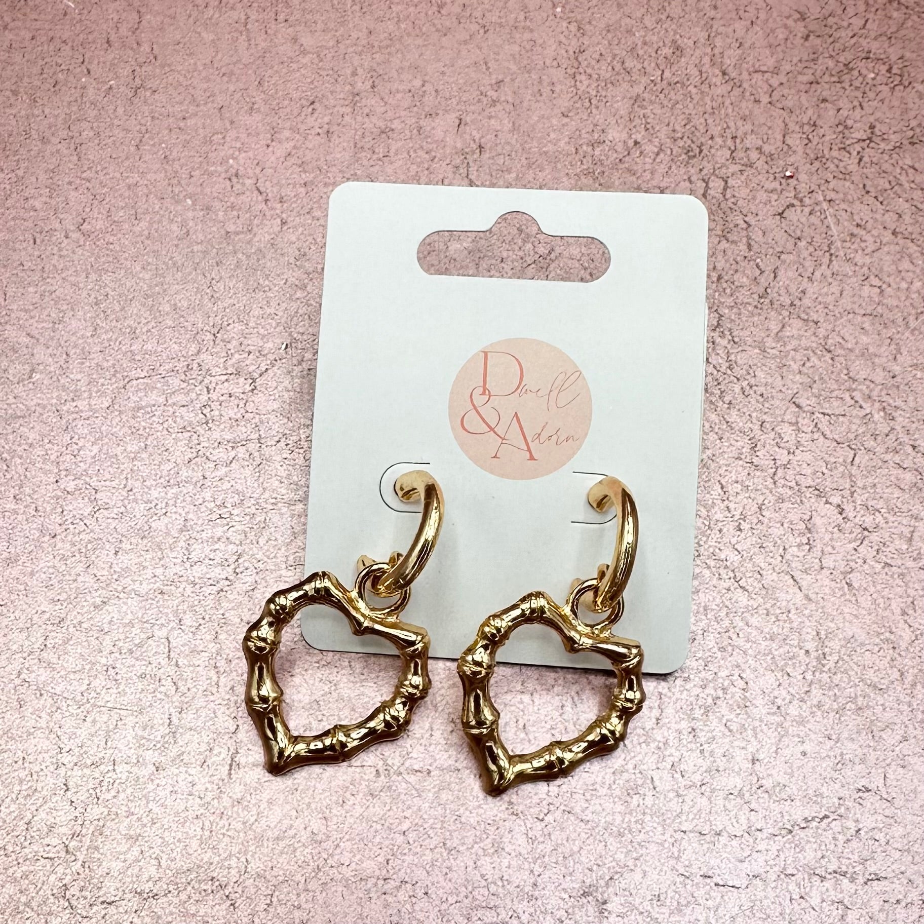 Heart Hoop Earrings