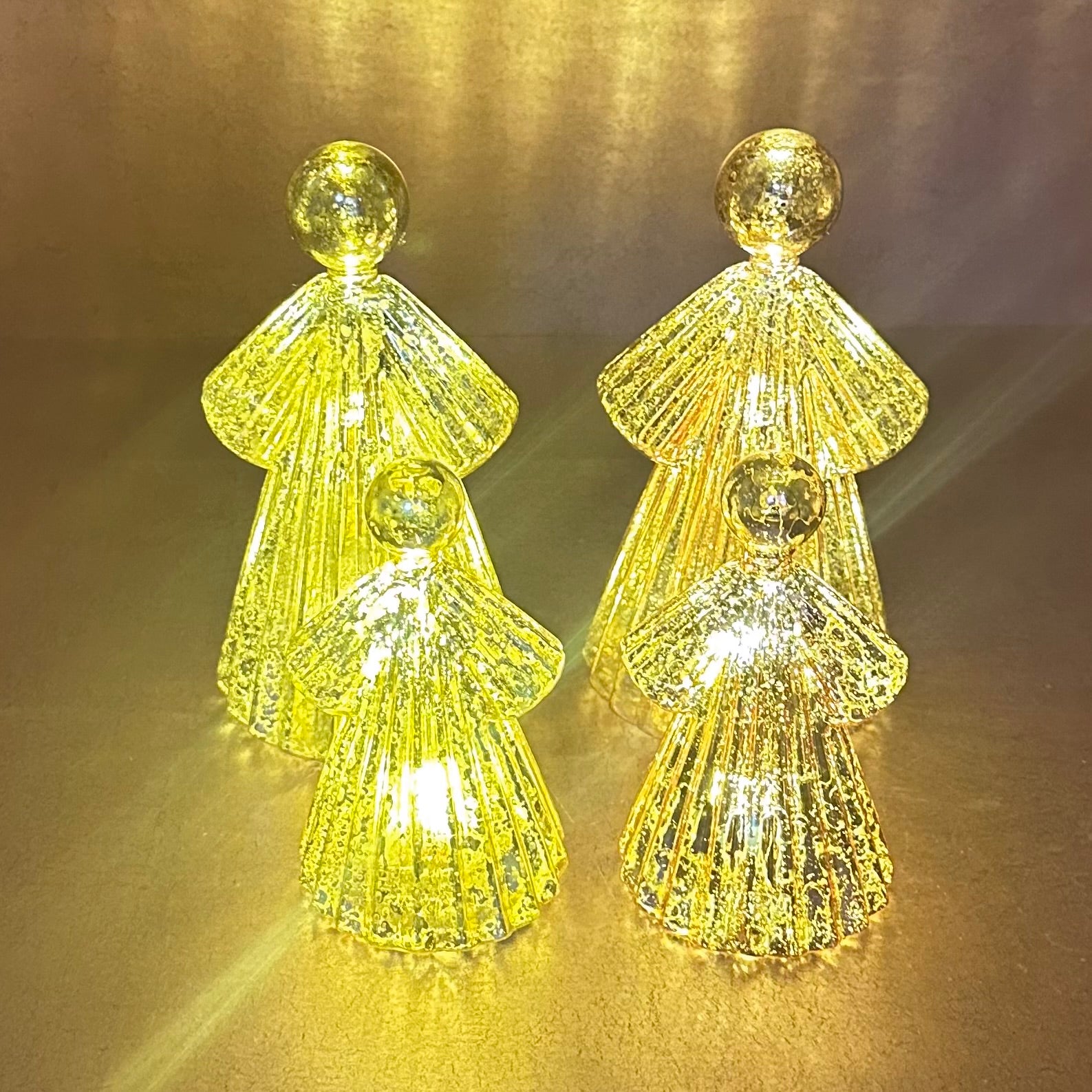 Light Up Mercury Glass Angel