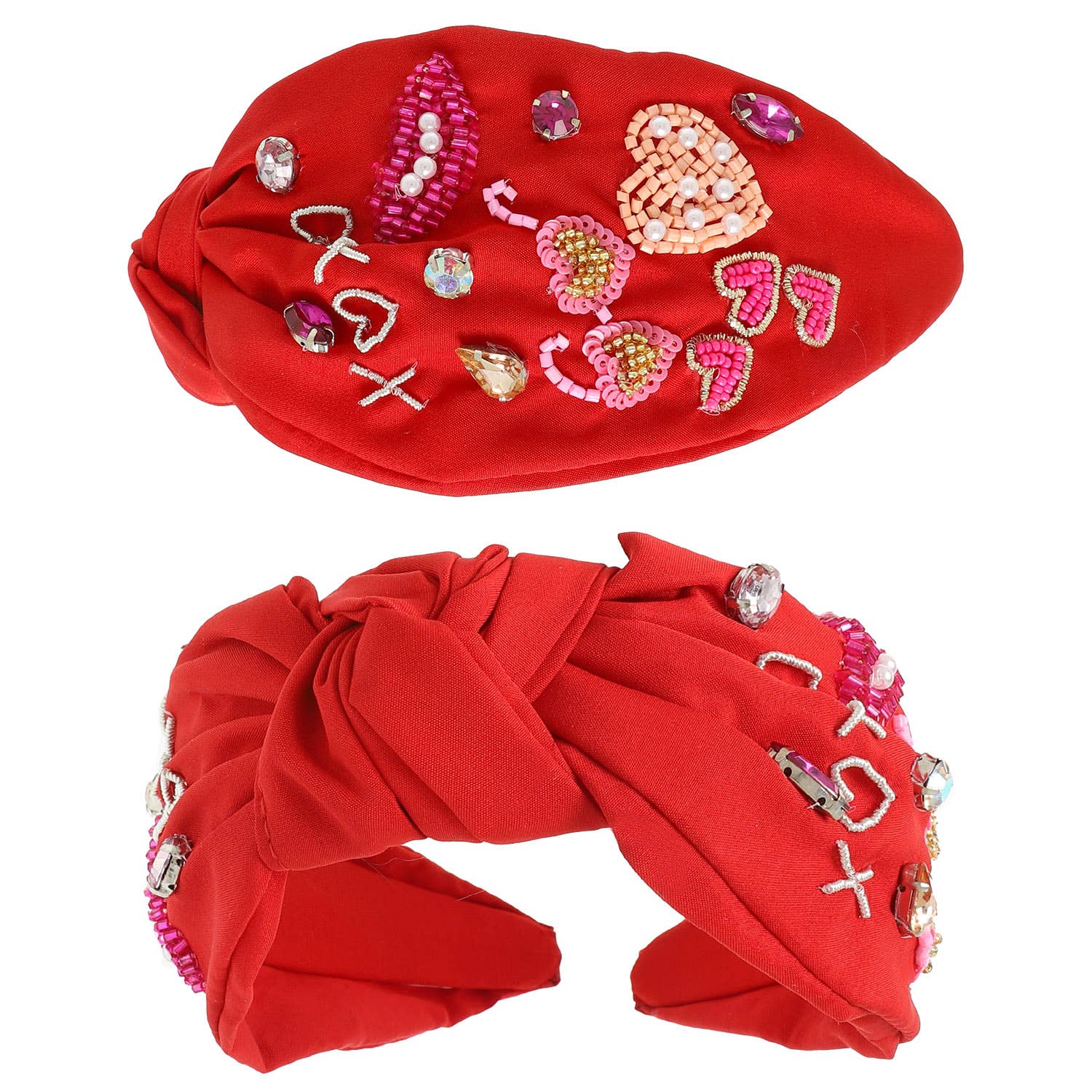 Valentines Day Jeweled Headband