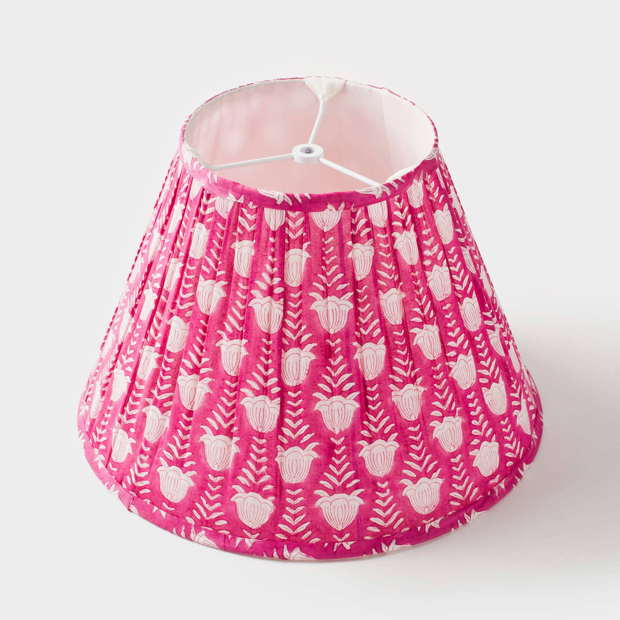 Tulip Gathered Floral Lampshade