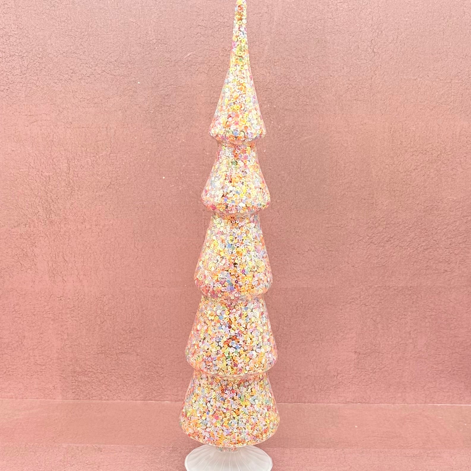 Glass Confetti Trees