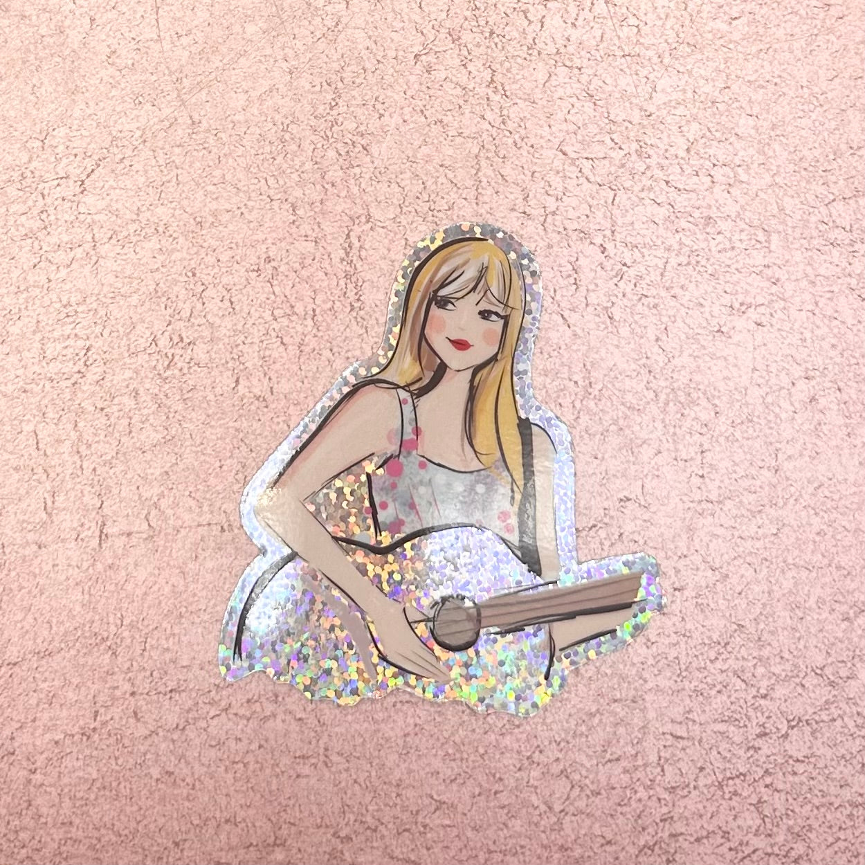 Taylor Swift Glitter Sticker