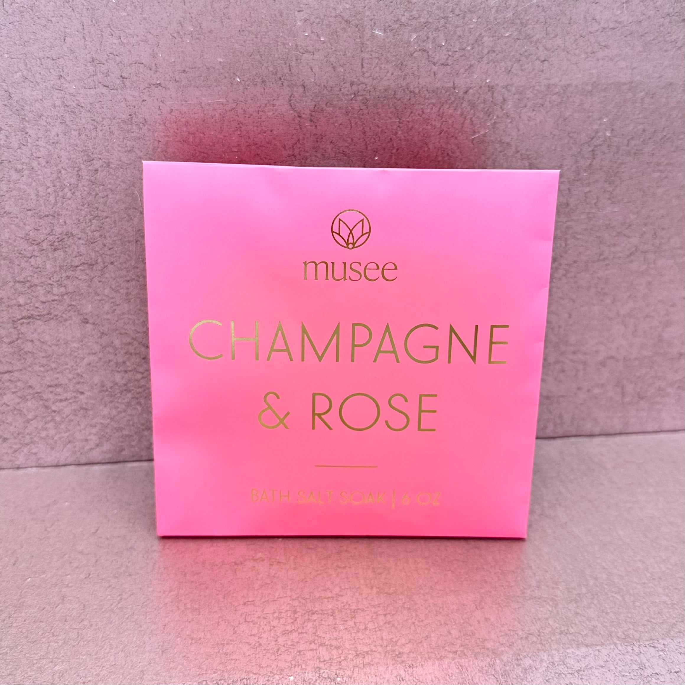 Champagne & Rose Mini Bath Salt Soak