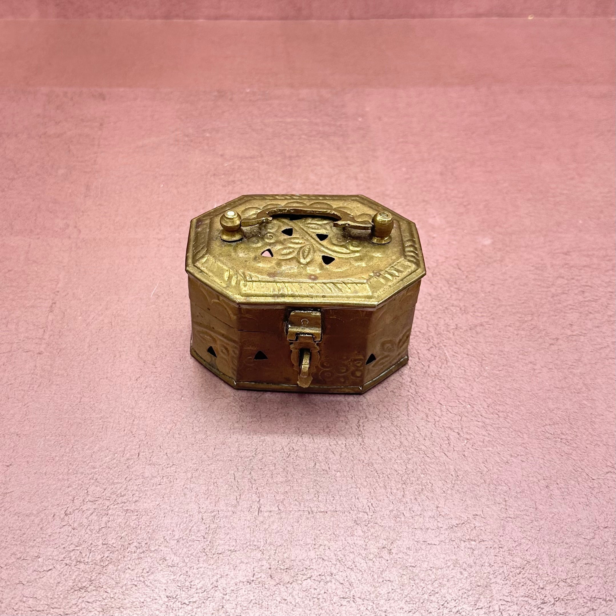 Brass Cricket Box w/ Handle