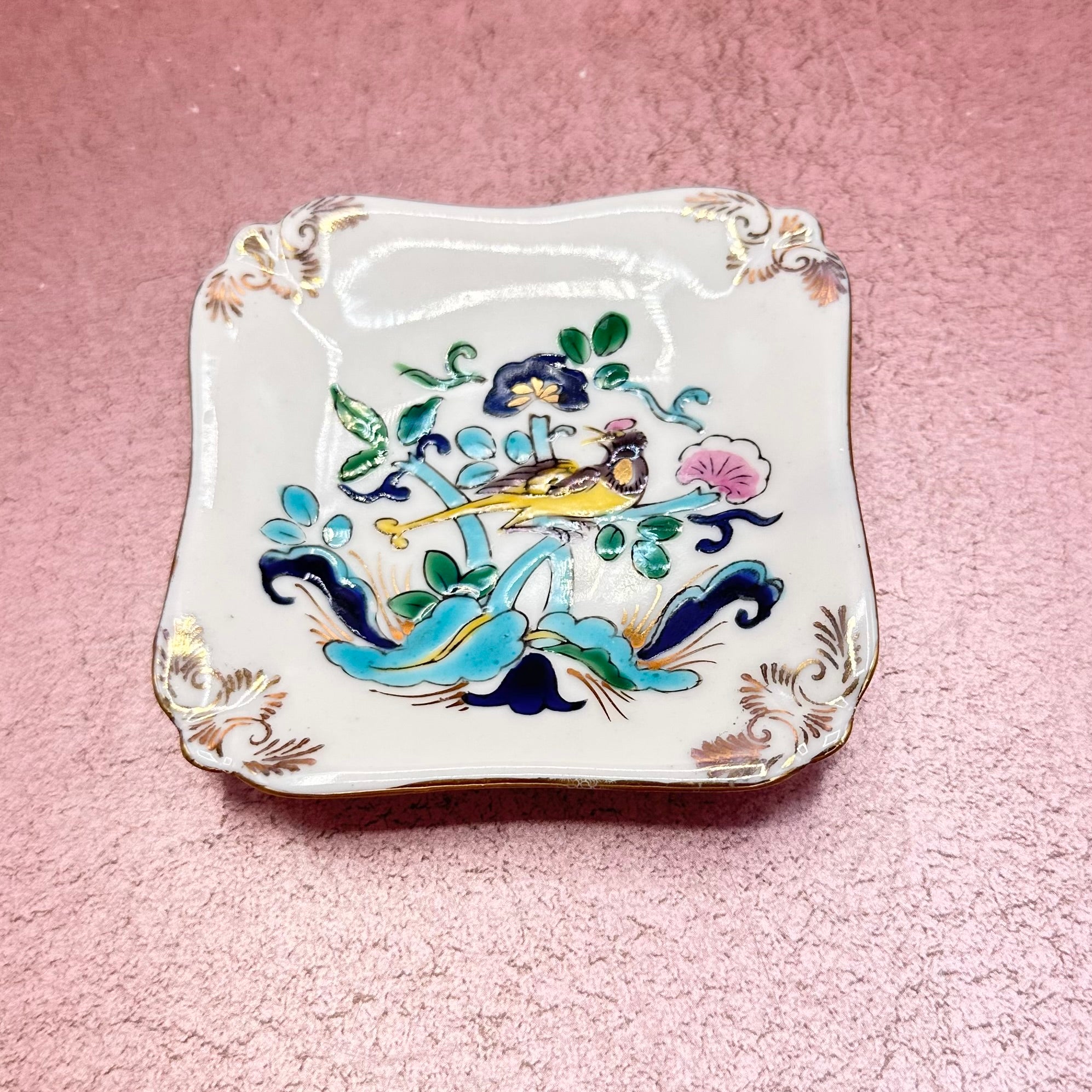 Vintage Bird Butter Pat Plates