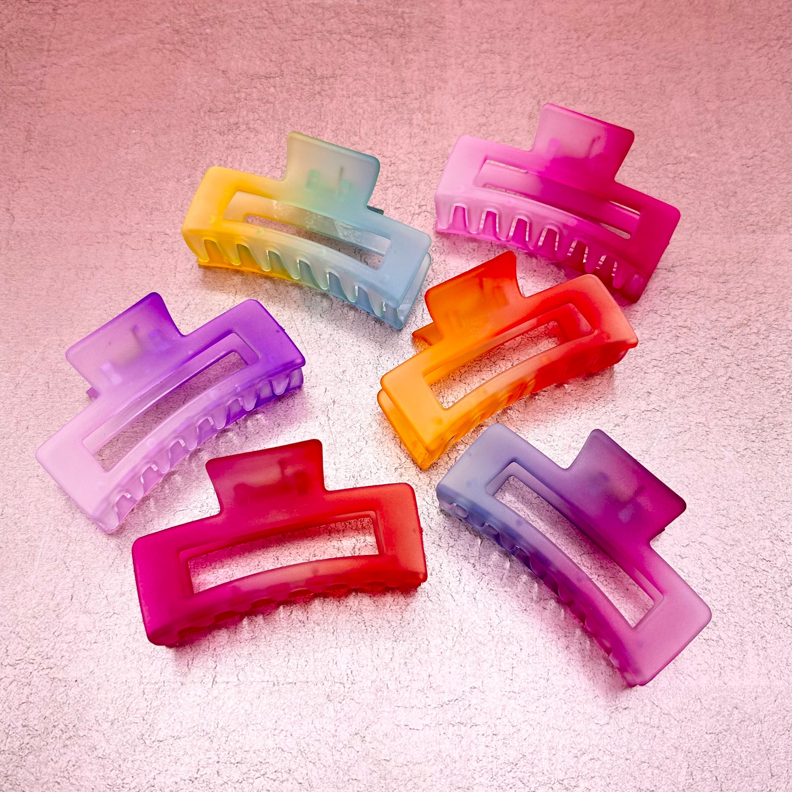 Ombre Claw Clips