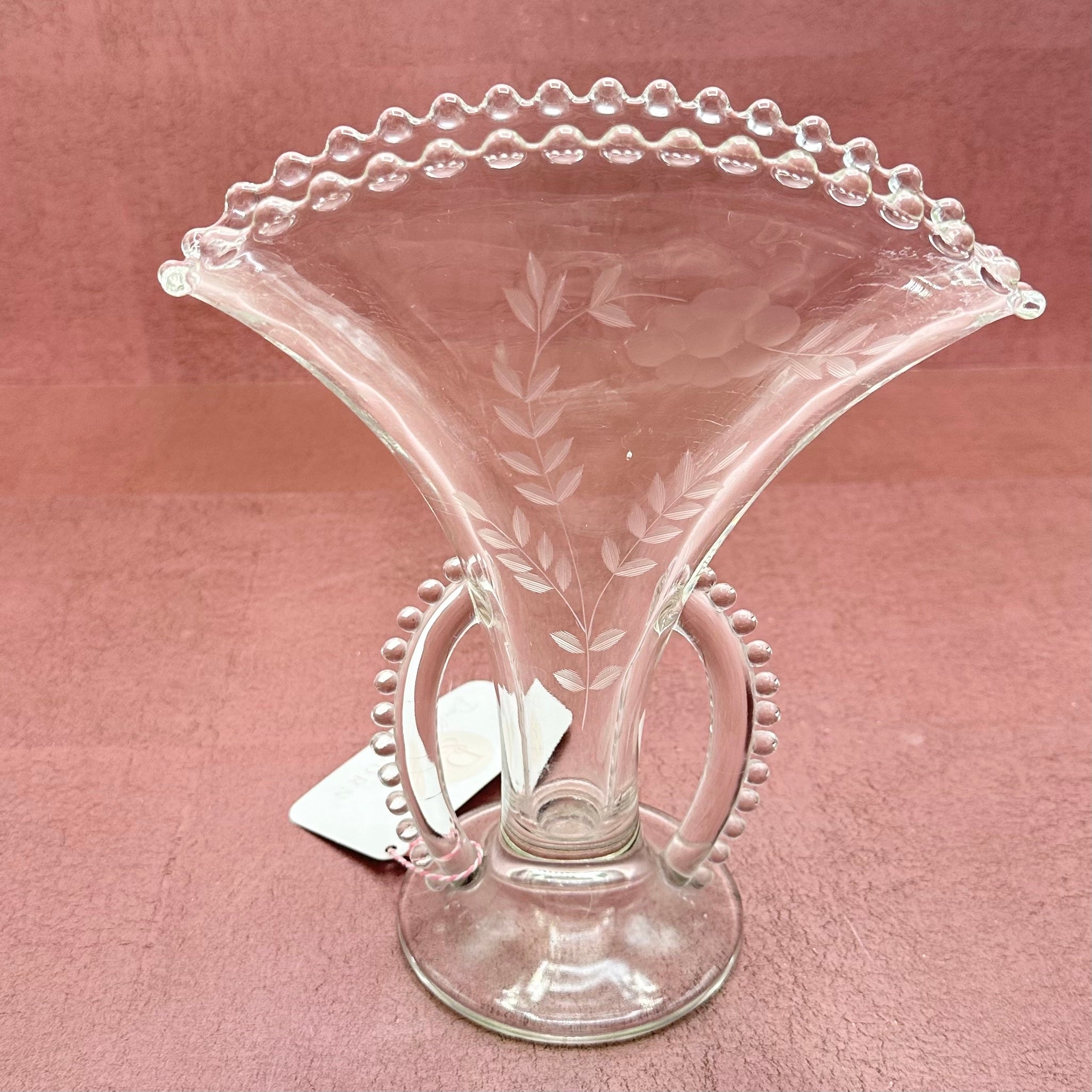 Candlewick Fan Vase