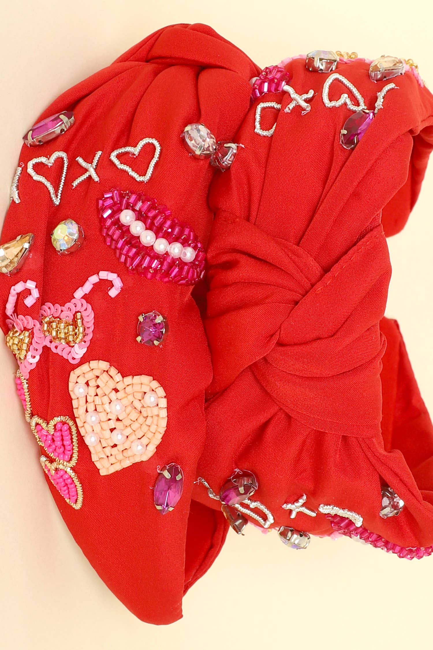 Valentines Day Jeweled Headband