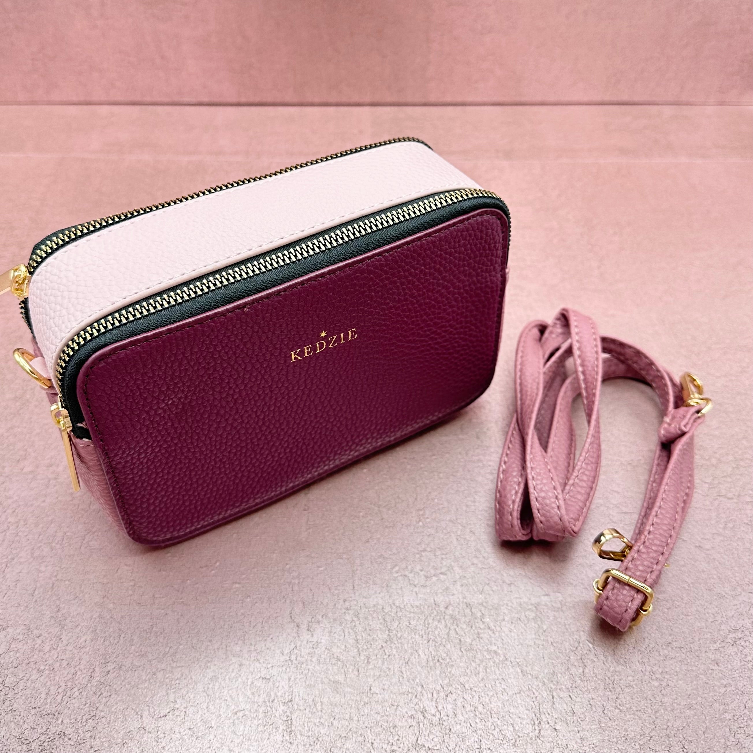 Kedzie Modernist Crossbody Color Pop Wine