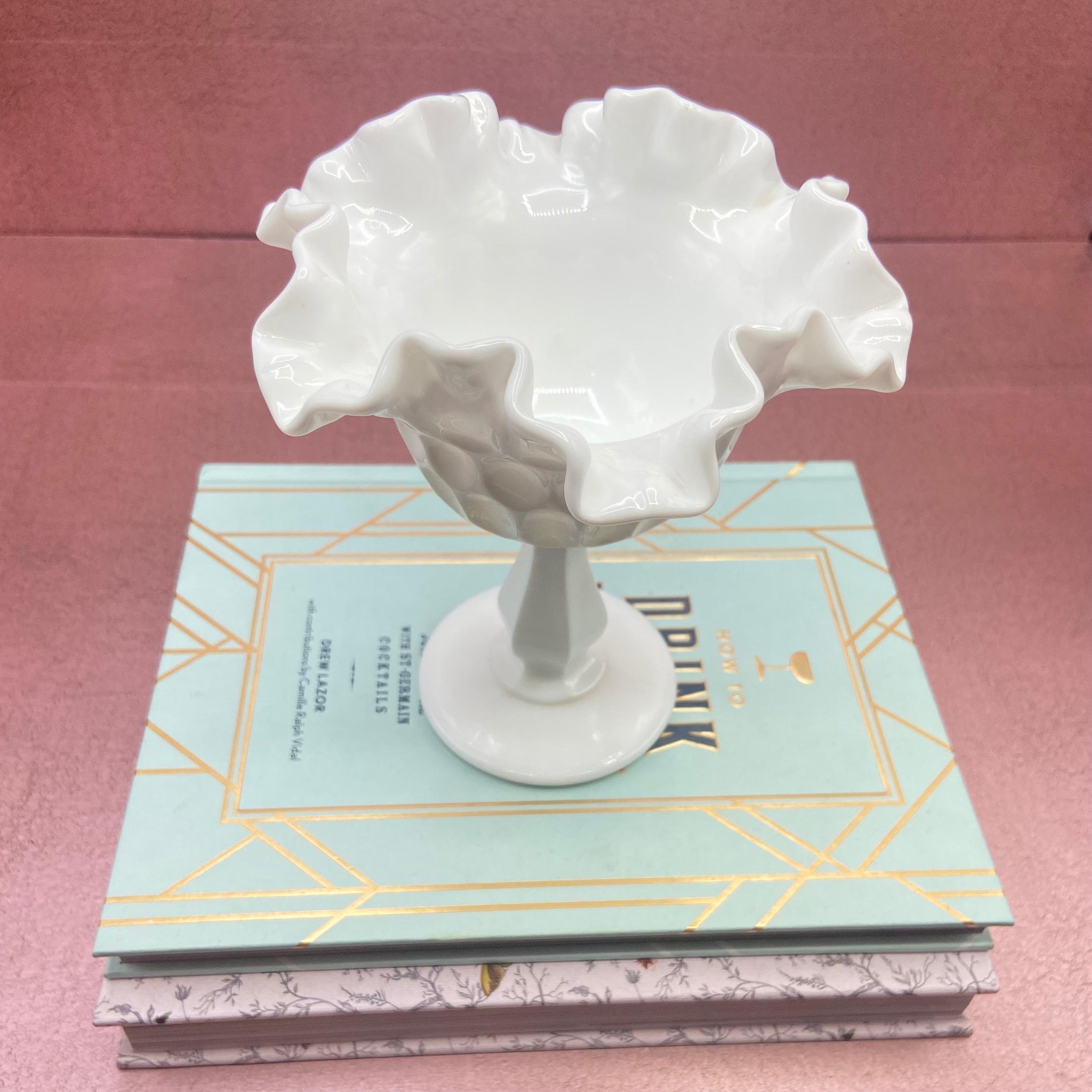 Fenton Pedestal Candy Bowl