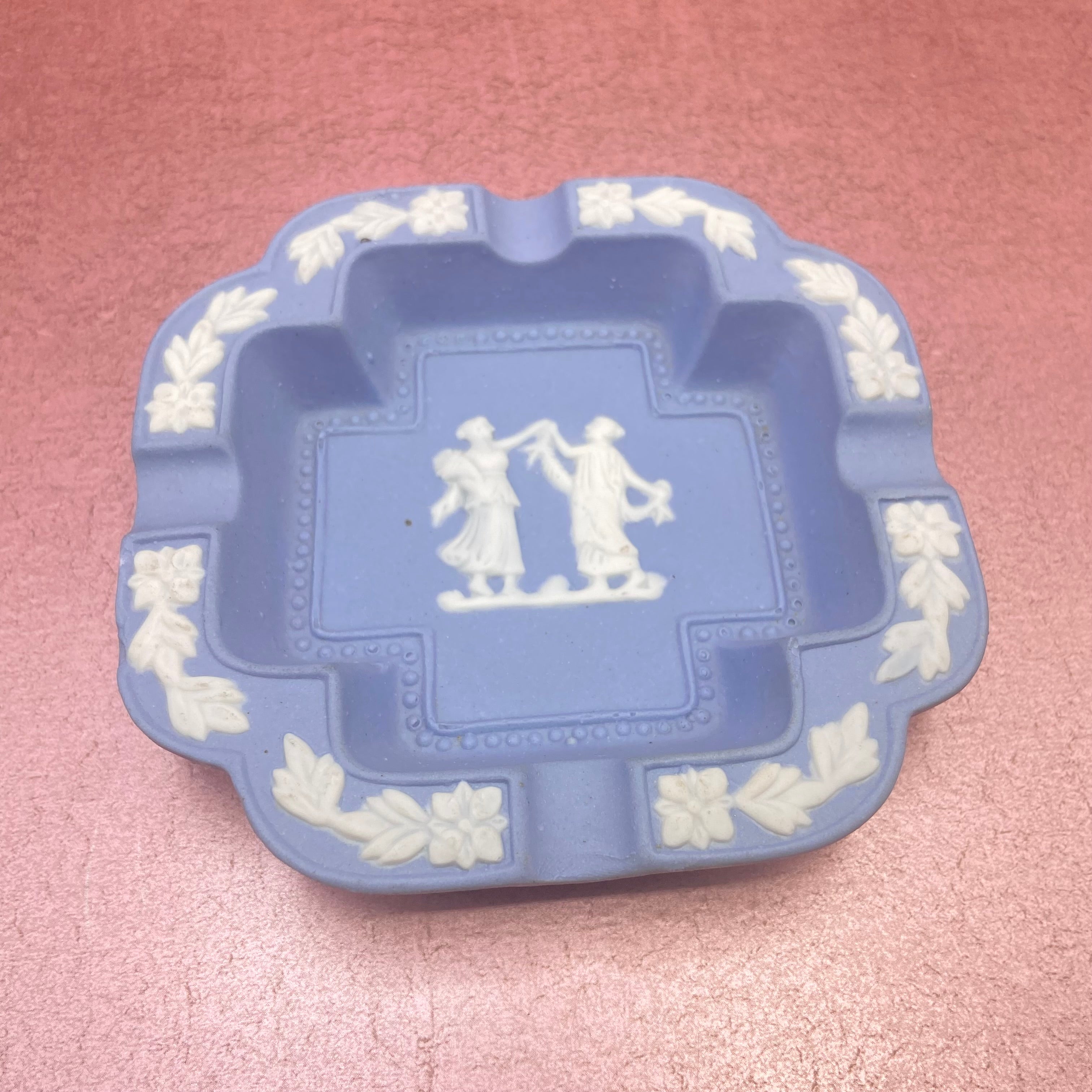 Blue Square Trinket Dish