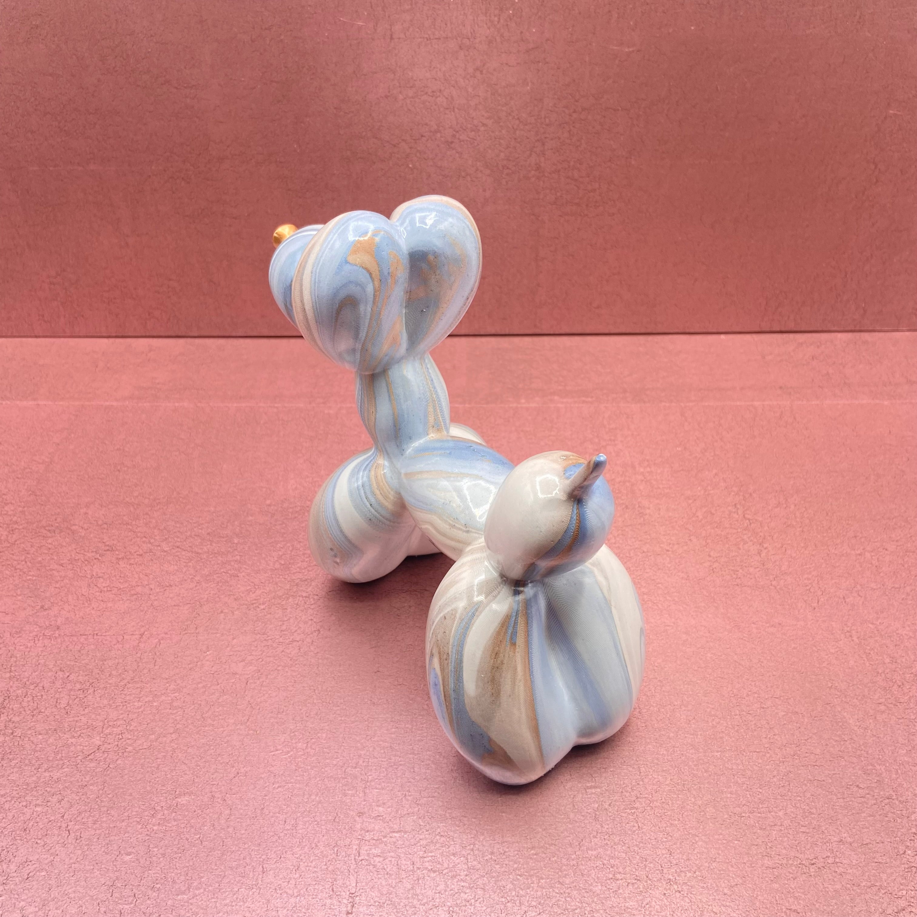 Art Graffiti Balloon Dog Sculpture Marble